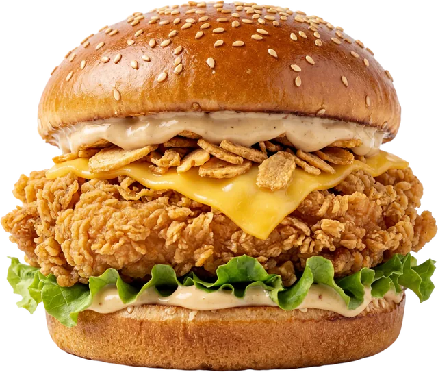 Thunder Burger, photographed against a plain background